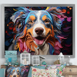 Dog Australian Shepherd Allure - Dog Framed Canvas Art