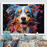 Dog Australian Shepherd Allure - Dog Framed Canvas Art