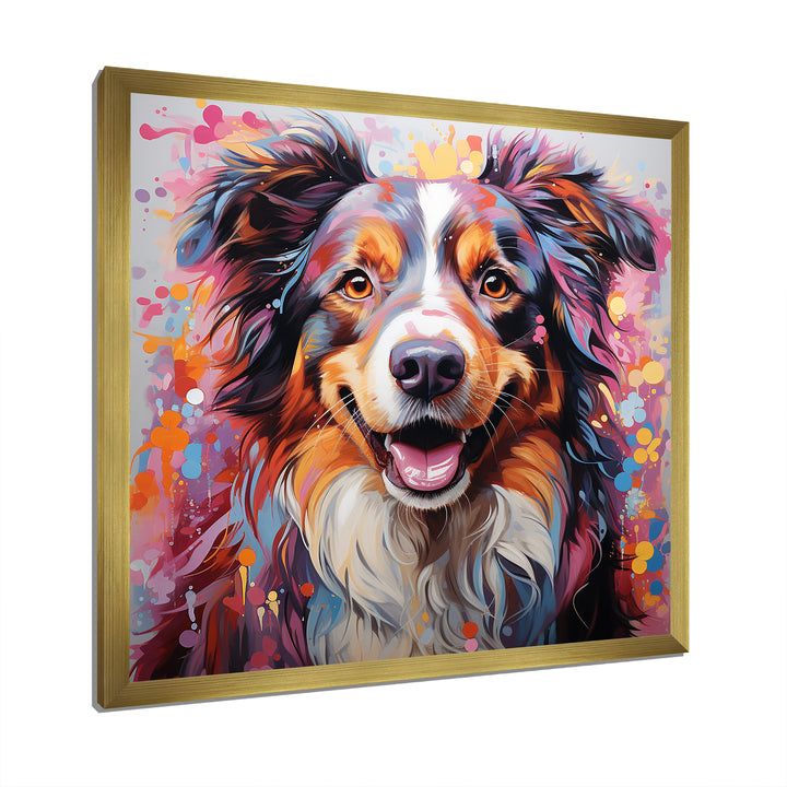 Dog Australian Shepherd Aura - Dog Home Decor Art