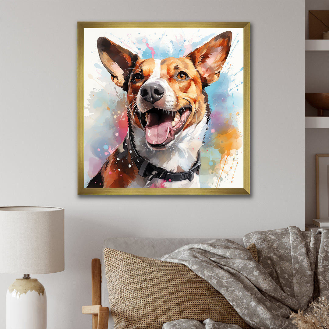 Dog Basenji Bliss - Dog Bedroom Wall Art