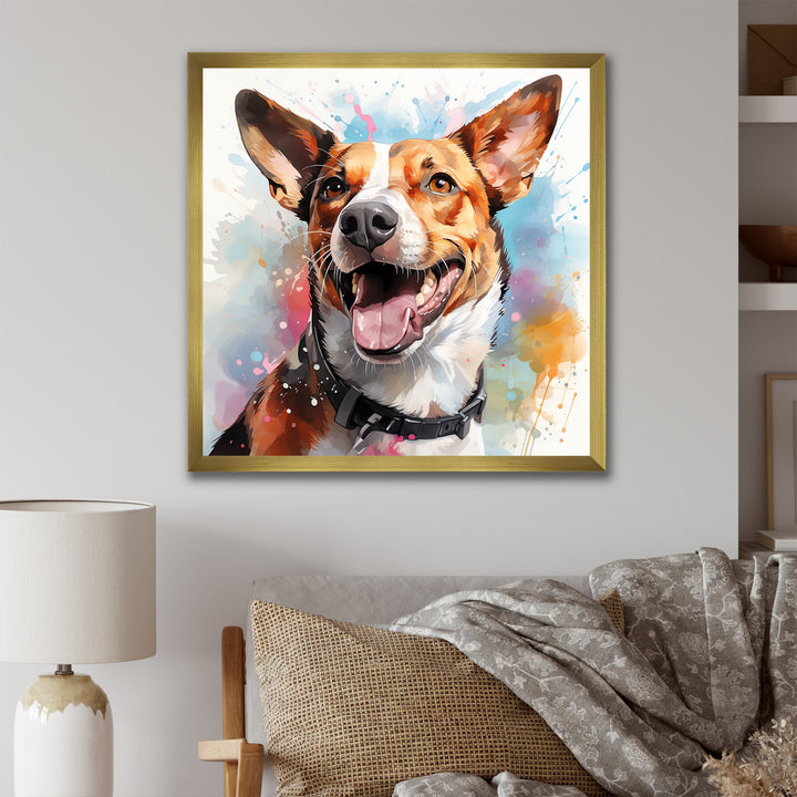 Dog Basenji Bliss - Dog Bedroom Wall Art