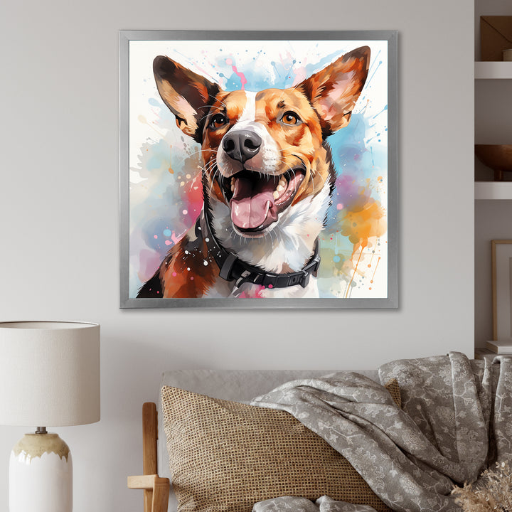 Dog Basenji Bliss - Dog Bedroom Wall Art