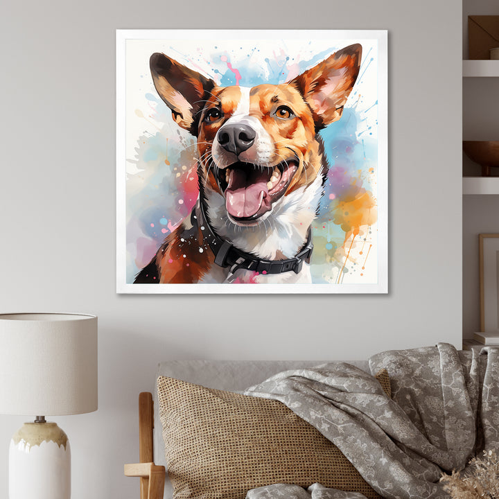 Dog Basenji Bliss - Dog Bedroom Wall Art
