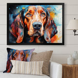 Dog Basset Hound Beauty - Dog Canvas Wall Art