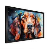 Dog Basset Hound Beauty - Dog Canvas Wall Art