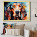 Dog Basset Hound Beauty - Dog Canvas Wall Art