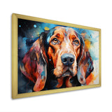 Dog Basset Hound Beauty - Dog Canvas Wall Art