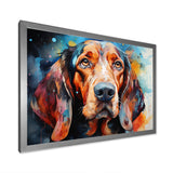 Dog Basset Hound Beauty - Dog Canvas Wall Art