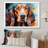 Dog Basset Hound Beauty - Dog Canvas Wall Art