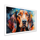 Dog Basset Hound Beauty - Dog Canvas Wall Art