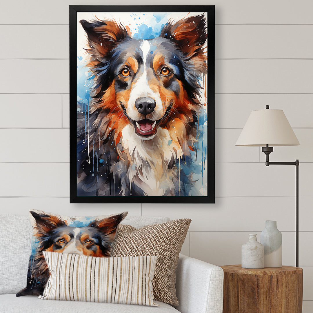 Border Collie Brilliance - Dog Bedroom Wall Art