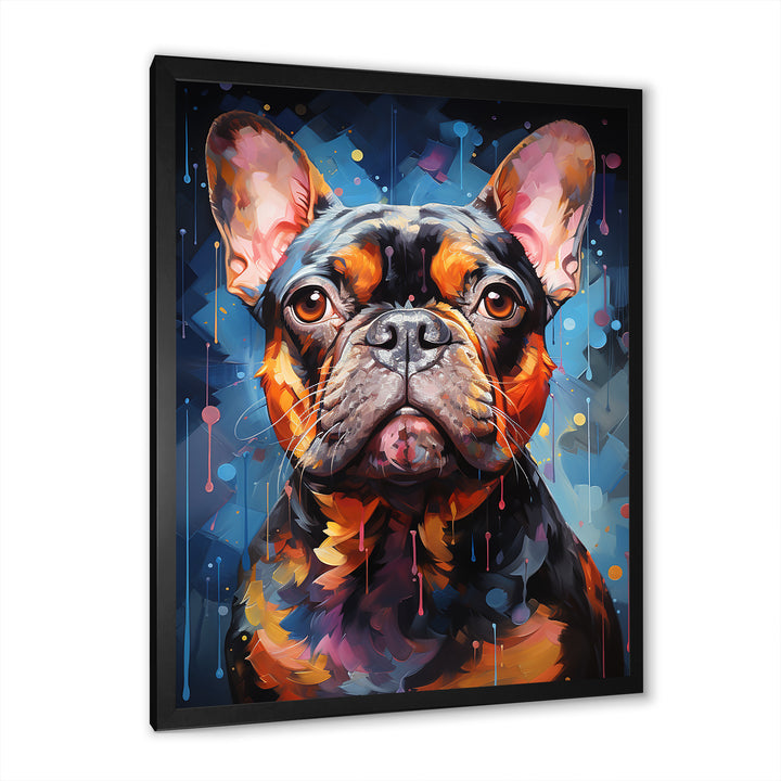 Bulldog Boldness - Black Dog Wall Art