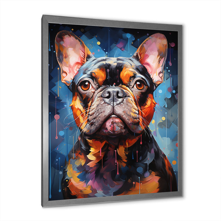 Bulldog Boldness - Black Dog Wall Art