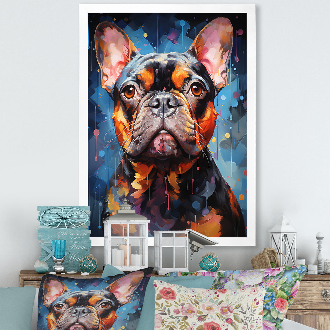 Bulldog Boldness - Black Dog Wall Art