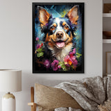 Chihuahua Charisma - Dog Large Canvas Wall Art