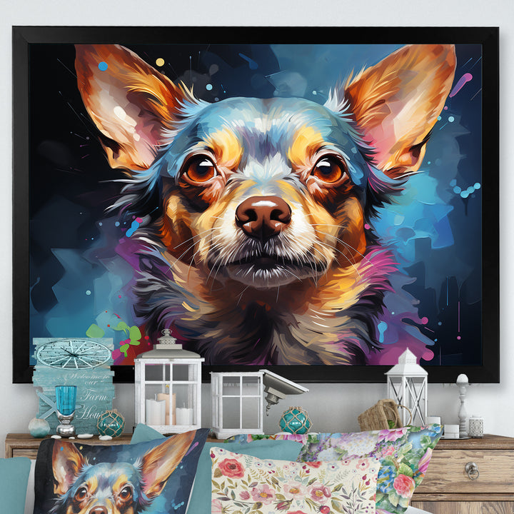 Chihuahua Chic - Dog Living Room Wall Art