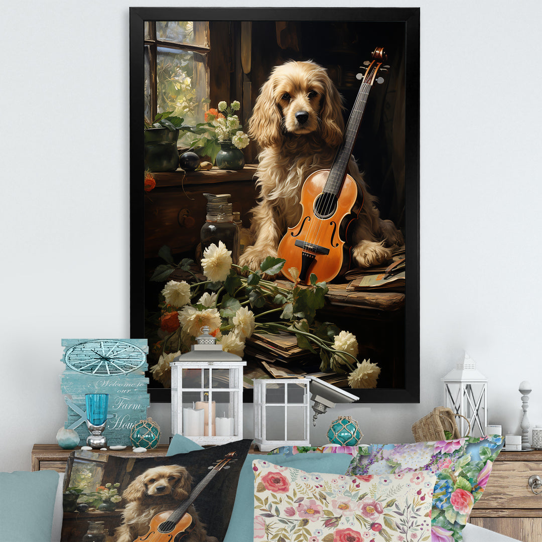 Cocker Spaniel Serenade - Dog Wall Decor