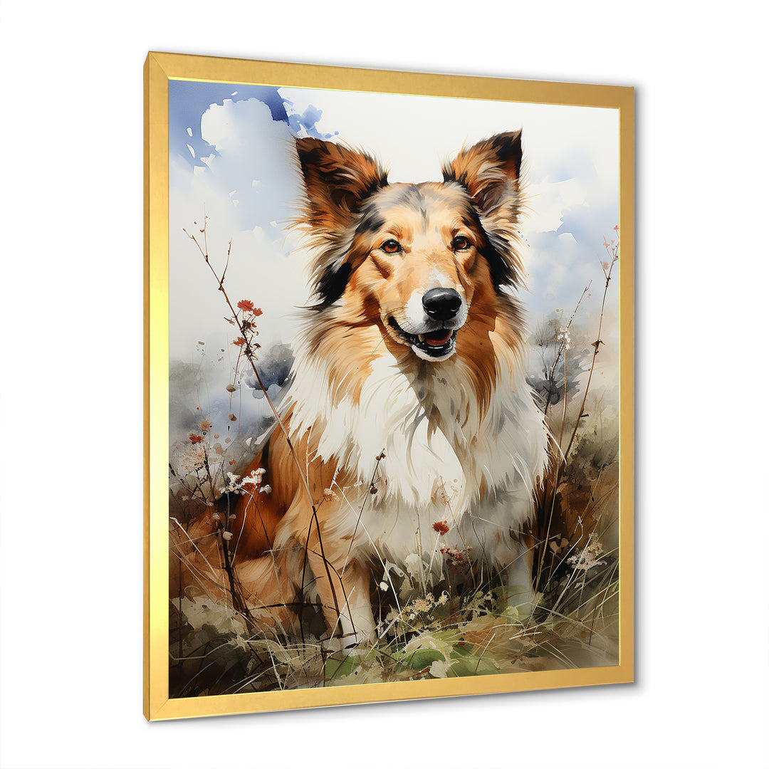 Collie Countryside - Dog Wall Art Prints