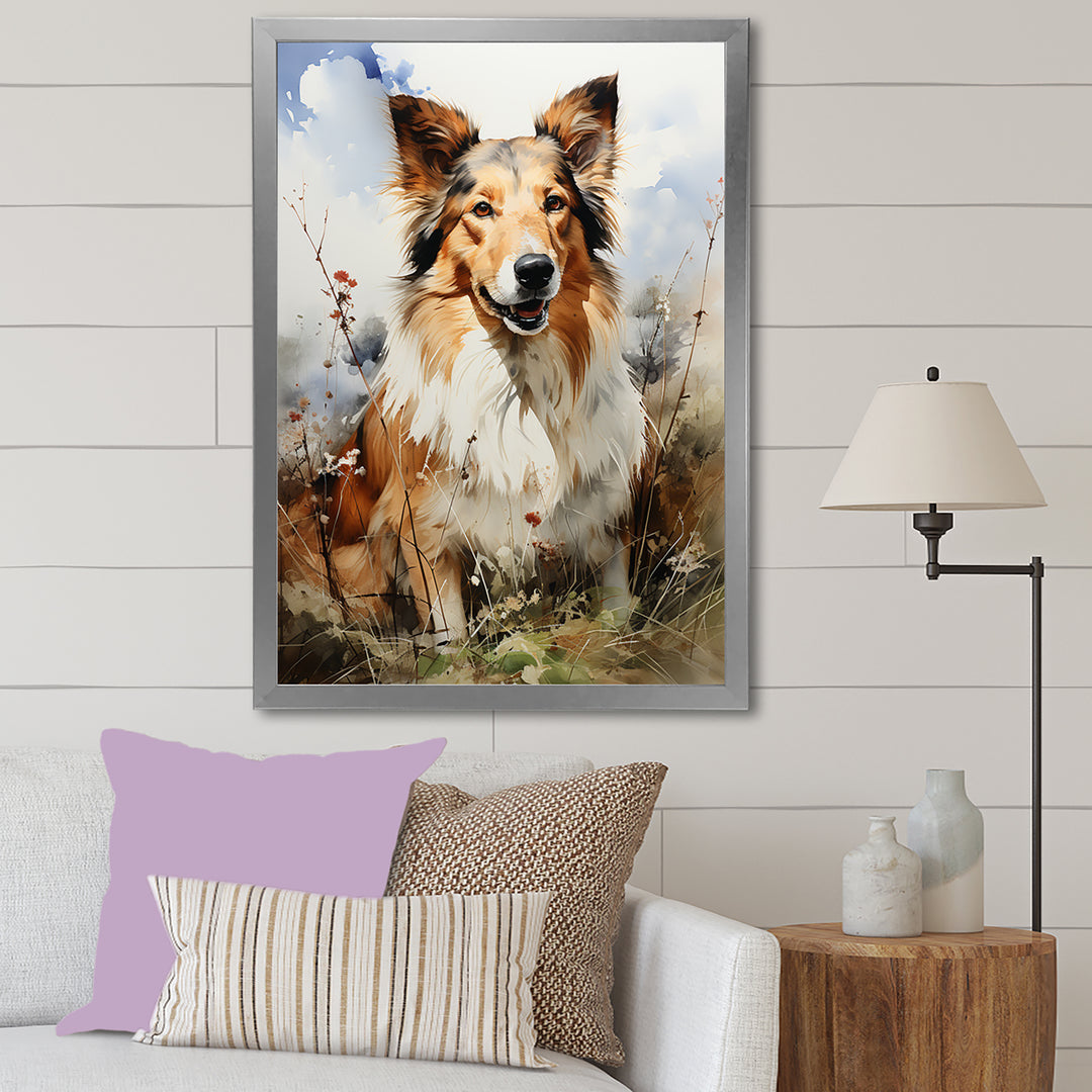 Collie Countryside - Dog Wall Art Prints
