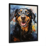 Dachshund Delight - Beige Dog Wall Art