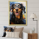 Dachshund Delight - Beige Dog Wall Art