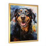 Dachshund Delight - Beige Dog Wall Art