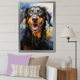 Dachshund Delight - Beige Dog Wall Art