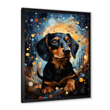Dachshund Dreamscape - Dog Large Canvas Wall Art