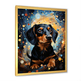 Dachshund Dreamscape - Dog Large Canvas Wall Art