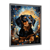 Dachshund Dreamscape - Dog Large Canvas Wall Art