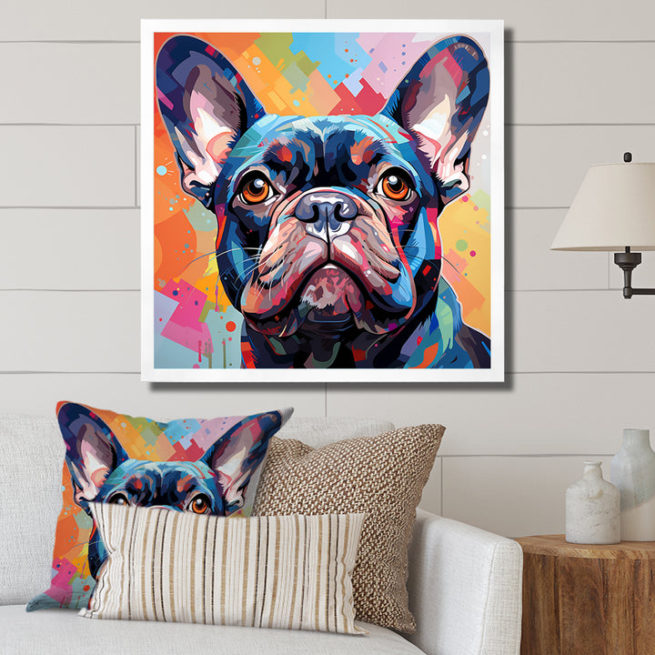 Dog French Bulldog Fiesta - Dog Wall Decor
