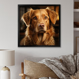 Dog Golden Grace - Brown Dog Wall Art
