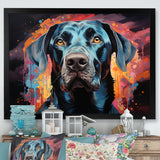 Dog Great Dane Grace - Dog Framed Canvas Art