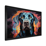 Dog Great Dane Grace - Dog Framed Canvas Art