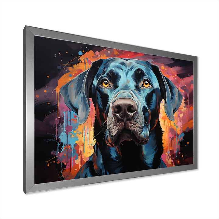 Dog Great Dane Grace - Dog Framed Canvas Art