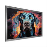 Dog Great Dane Grace - Dog Framed Canvas Art