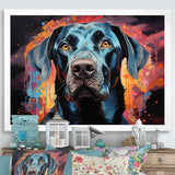 Dog Great Dane Grace - Dog Framed Canvas Art