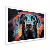 Dog Great Dane Grace - Dog Framed Canvas Art