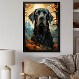 Dog Great Dane Grandeur - Dog Large Canvas Wall Art