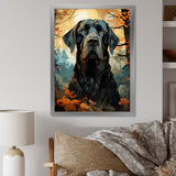 Dog Great Dane Grandeur - Dog Large Canvas Wall Art