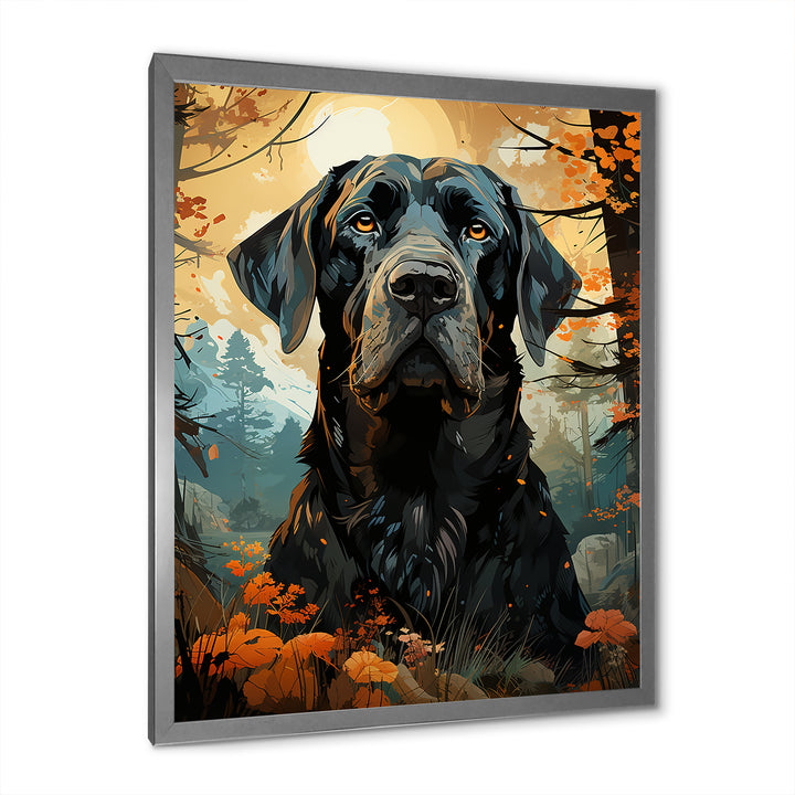 Dog Great Dane Grandeur - Dog Large Canvas Wall Art