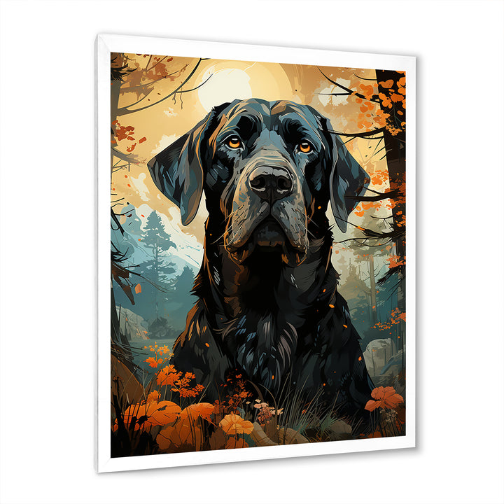 Dog Great Dane Grandeur - Dog Large Canvas Wall Art