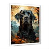 Dog Great Dane Grandeur - Dog Large Canvas Wall Art
