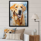 Dog Labrador Dreams - Animals Canvas Wall Art