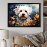 Popart Maltese Magic - Dog Canvas Wall Art
