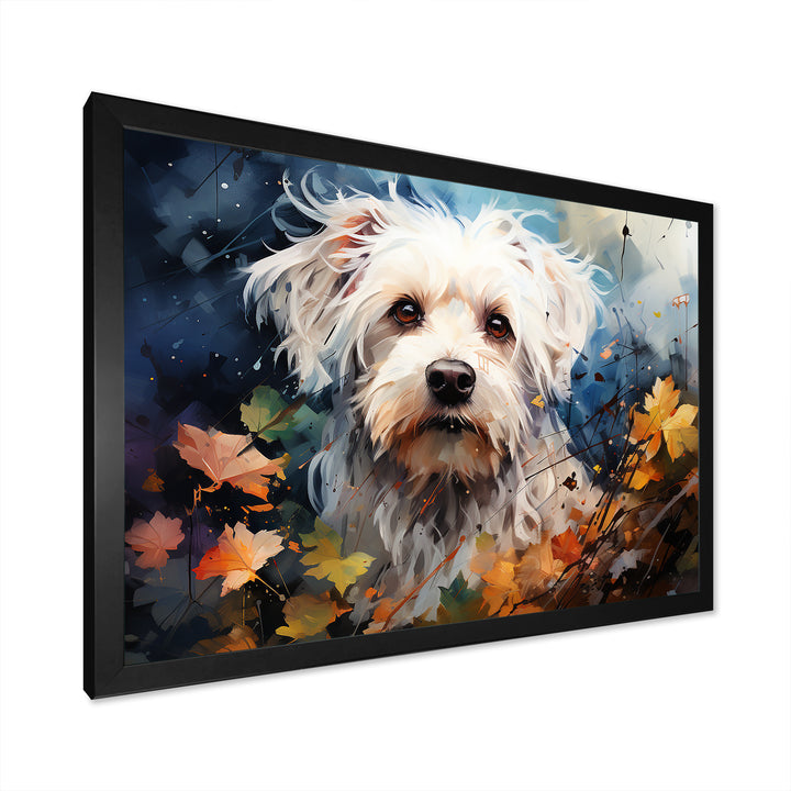 Popart Maltese Magic - Dog Canvas Wall Art