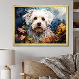 Popart Maltese Magic - Dog Canvas Wall Art