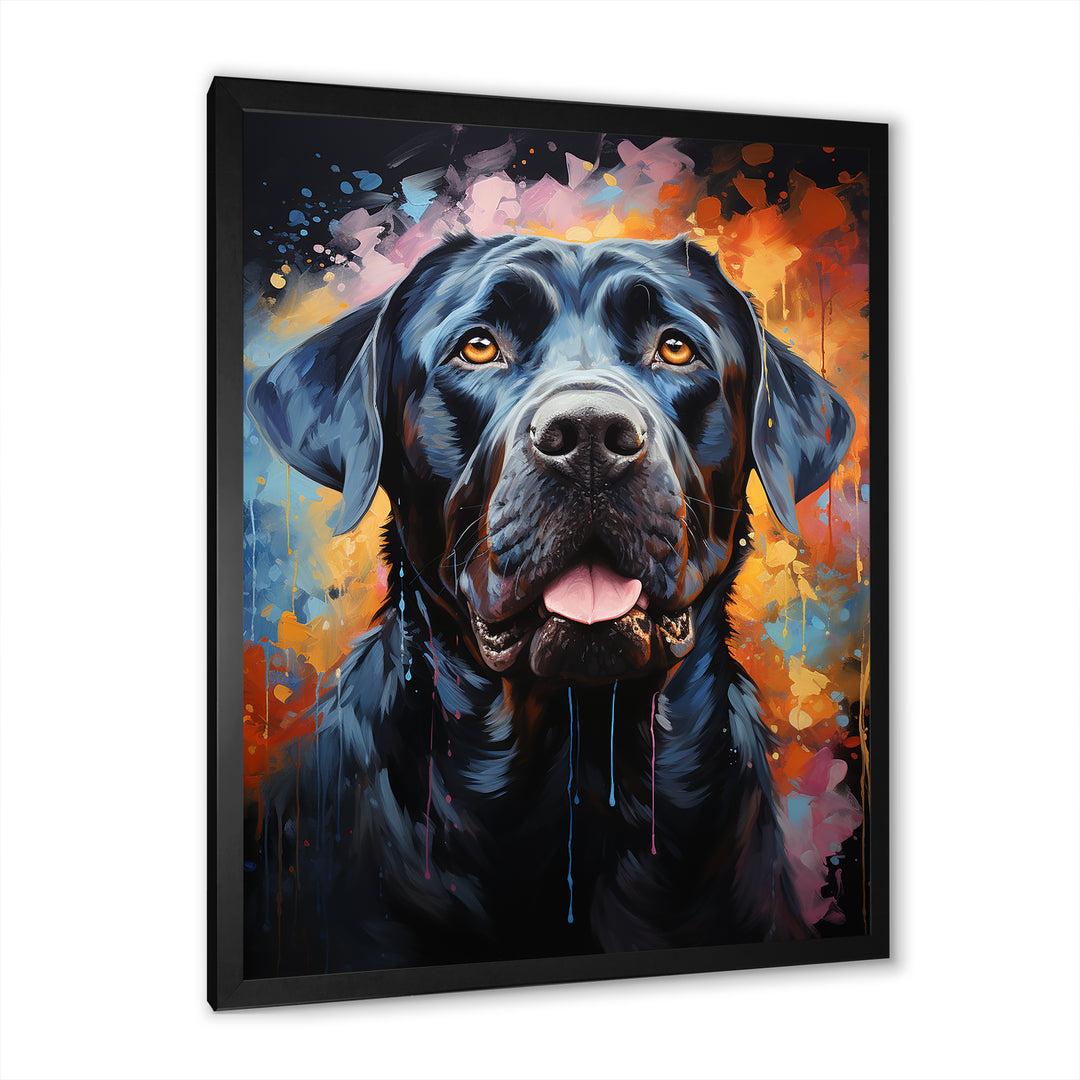 Popart Mastiff Majesty - Blue Dog Wall Art