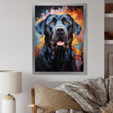 Popart Mastiff Majesty - Blue Dog Wall Art