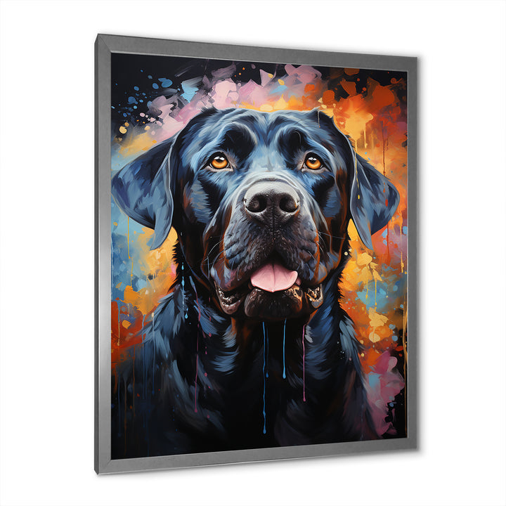 Popart Mastiff Majesty - Blue Dog Wall Art